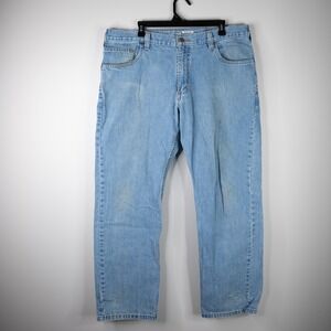 Carhartt Men's Blue Jeans Relaxed Fit Size 38x30 Classic workwear BD5119-M